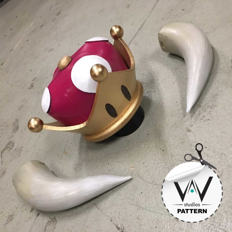 Bowsette Super Crown & Horns ( PATTERN )