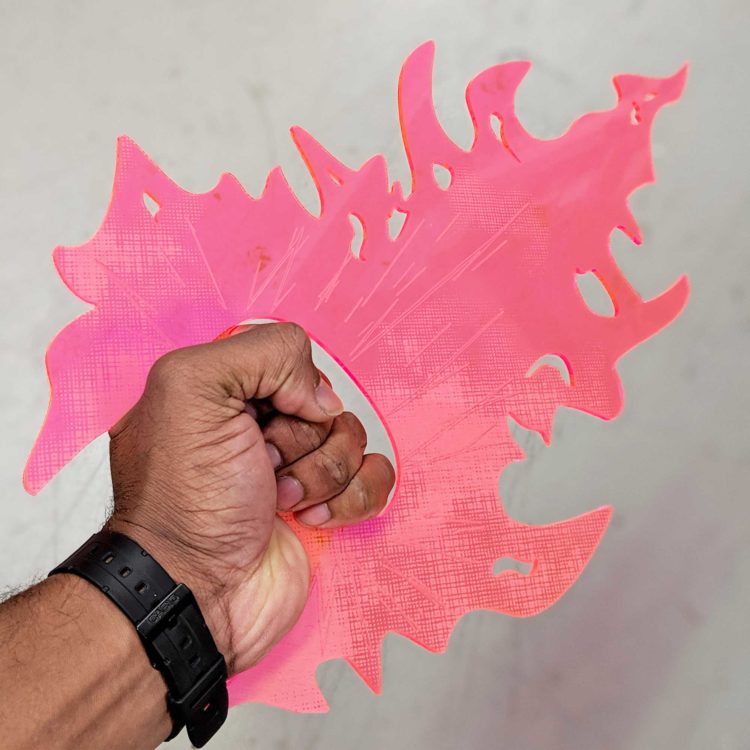 Psylocke Lte™ Neon Psionic Blade Prop