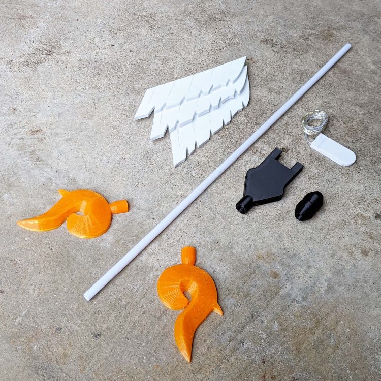BOTW Elemental Arrows (Light Up) DIY Kit – Fire