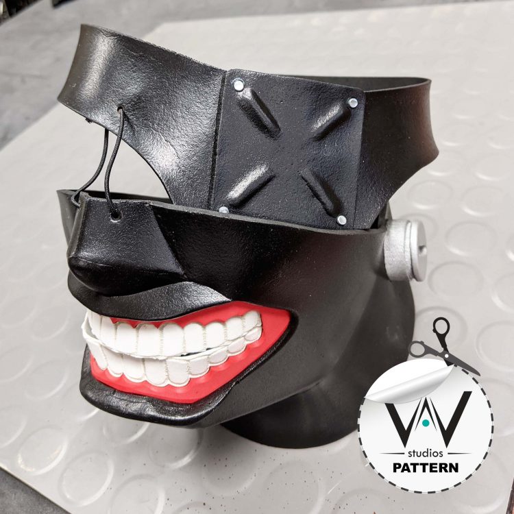 Kaneki Ken Mask ( PDF Patterns ) Tokyo Ghoul