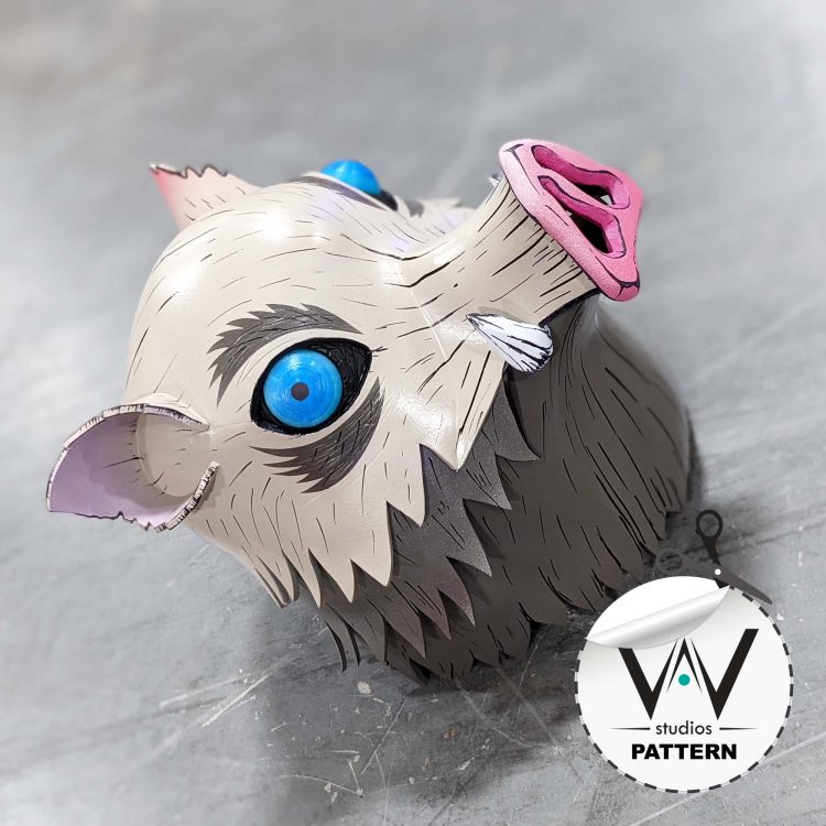 Inosuke ( Demon Slayer ) Boar Head Foam PATTERNS