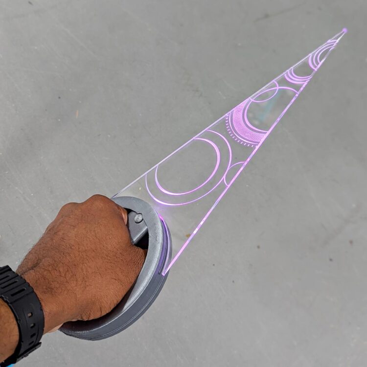 Sorceress Inter-dimensional LED Dagger Prop DIY Kit ( Clea )